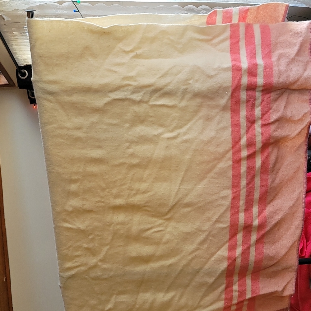 Vintage wool blanket